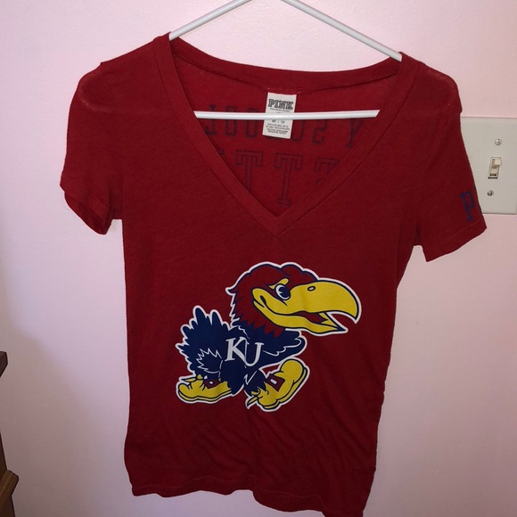 Kansas Jayhawks Shirt from PINK - Picture 1 of 2